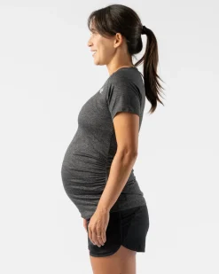 Best EZ Tee SS Maternity | Mother Runner Women Short Sleeves