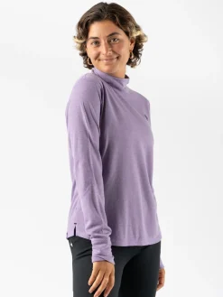 Best Outrun Mock Neck Women Long Sleeves