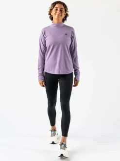 Best Outrun Mock Neck Women Long Sleeves