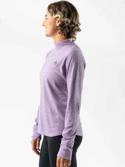 Best Outrun Mock Neck Women Long Sleeves