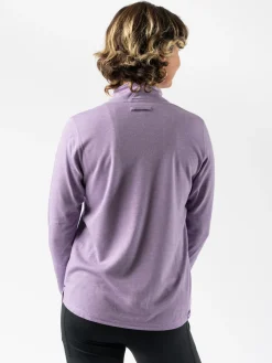 Best Outrun Mock Neck Women Long Sleeves