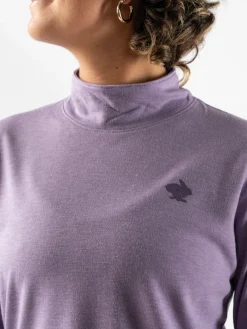 Best Outrun Mock Neck Women Long Sleeves