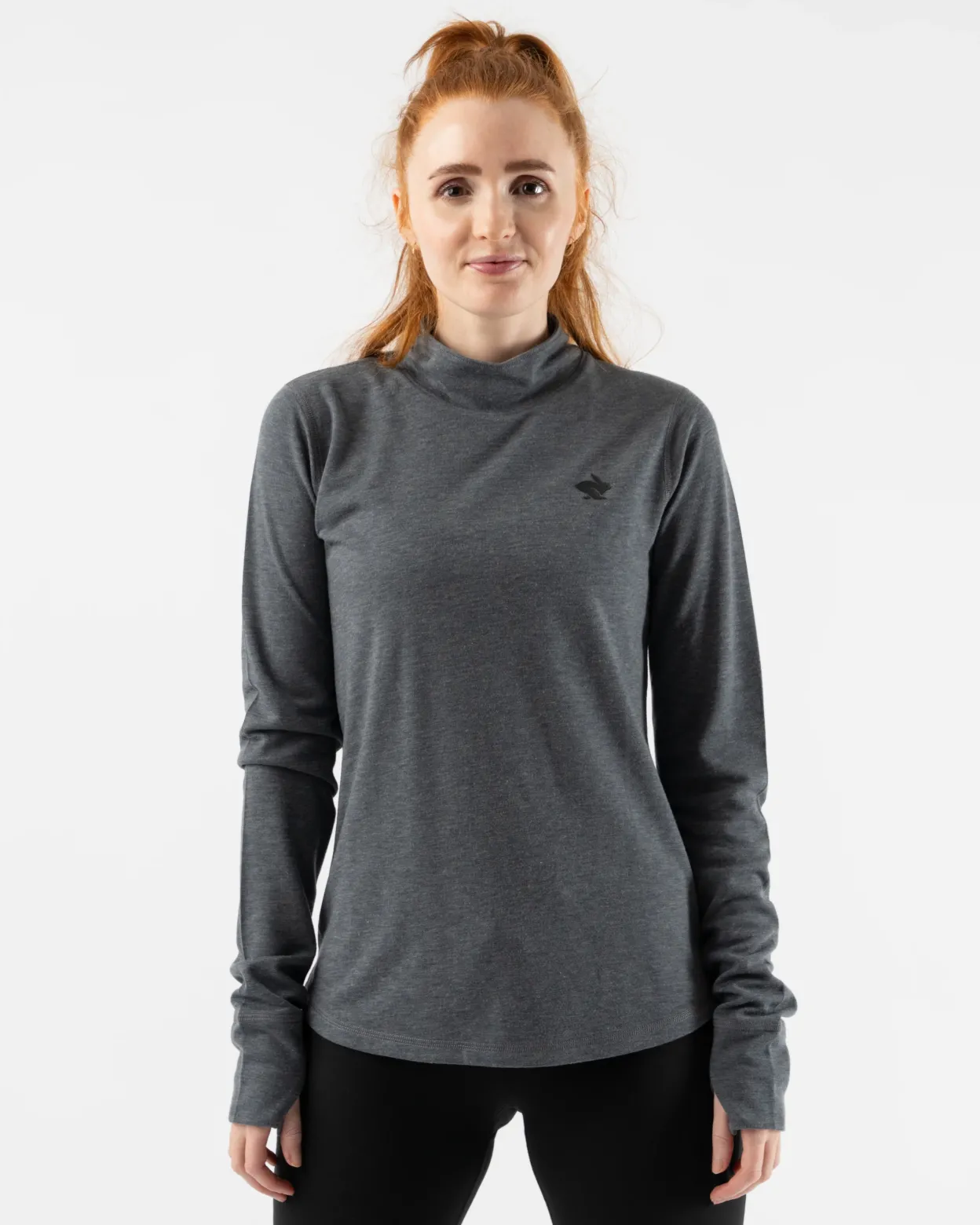 Best Outrun Mock Neck Women Long Sleeves