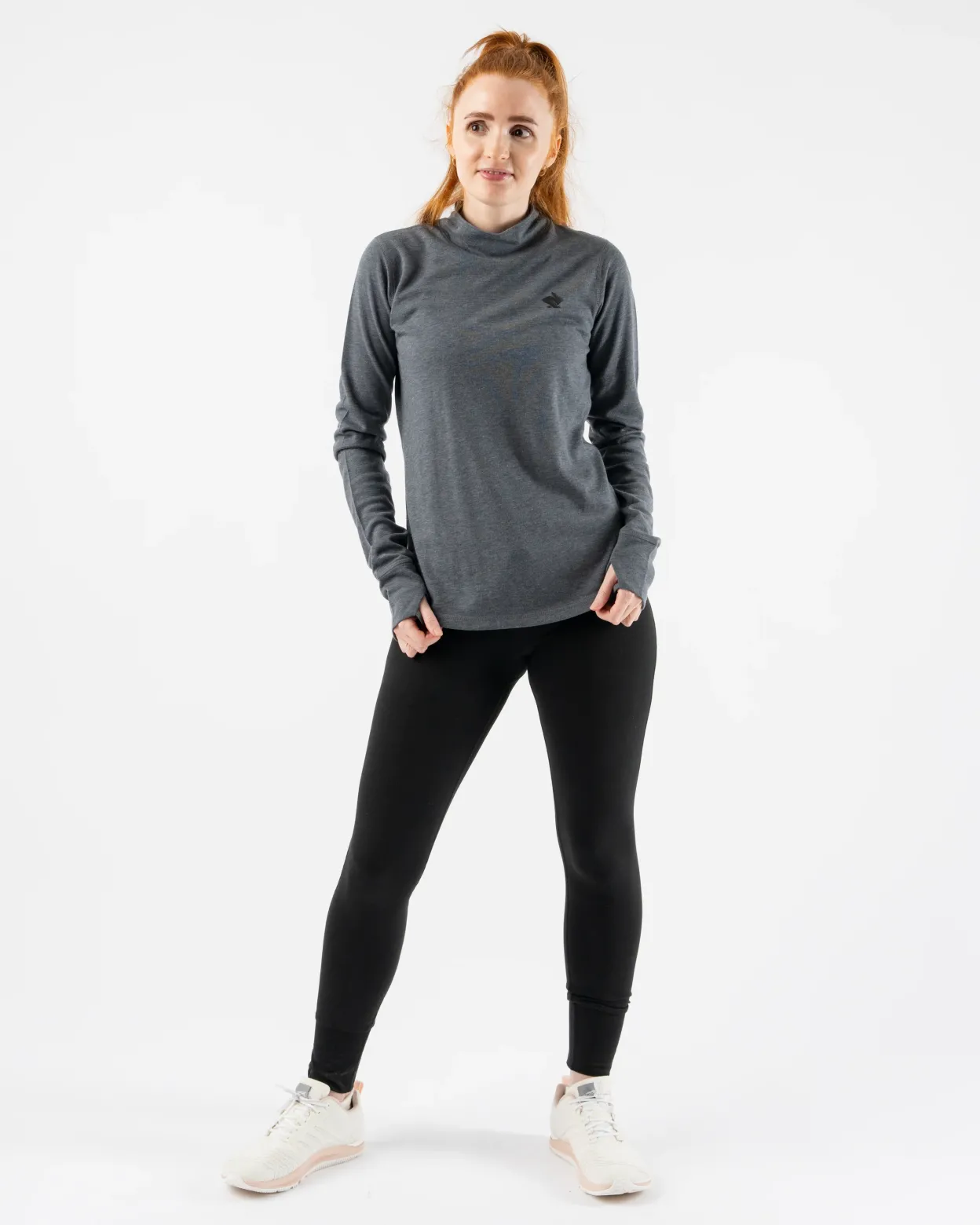Best Outrun Mock Neck Women Long Sleeves